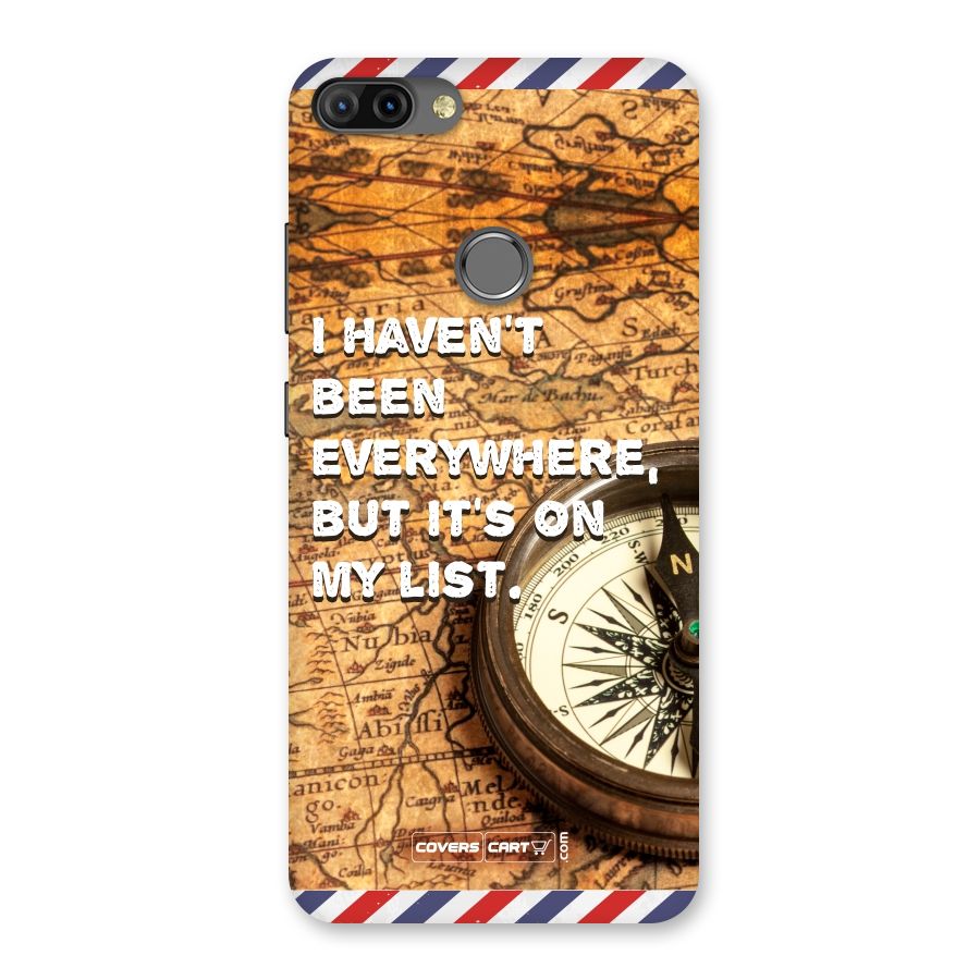 Travel Map Back Case for Infinix Hot 6 Pro