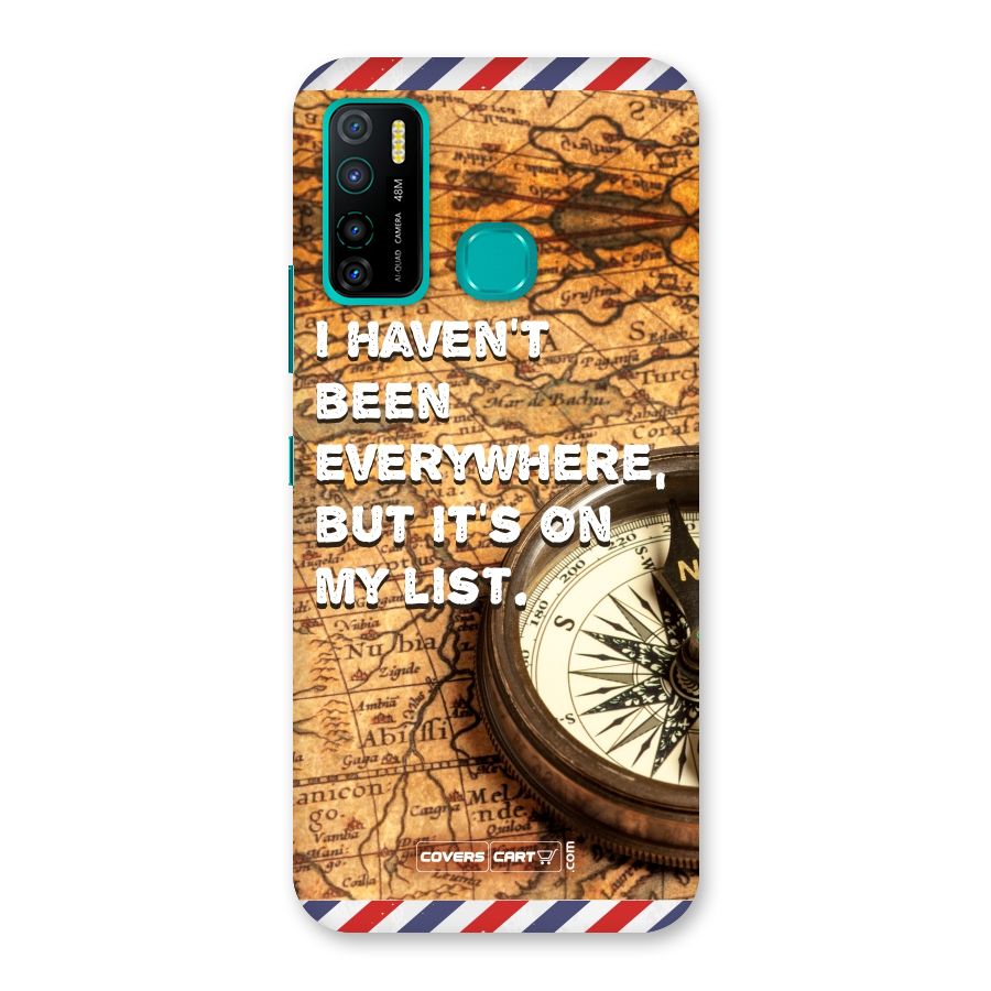 Travel Map Back Case for Infinix Hot 9 Pro