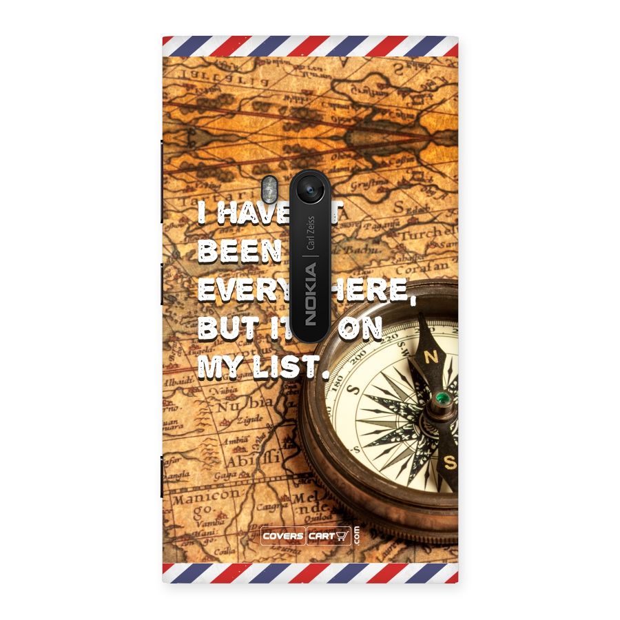 Travel Map Back Case for Lumia 920