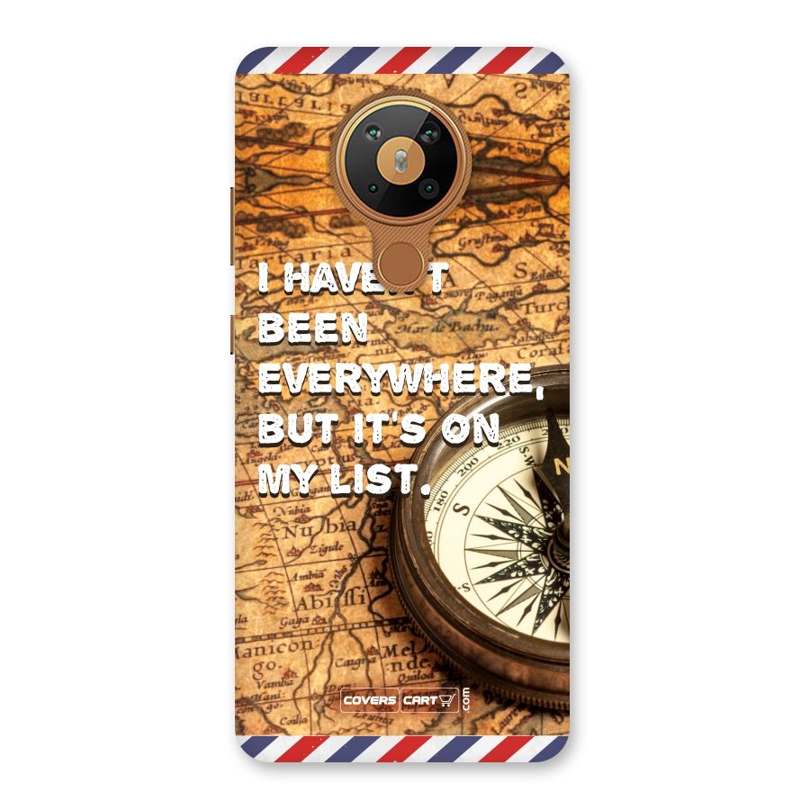 Travel Map Back Case for Nokia 5.3