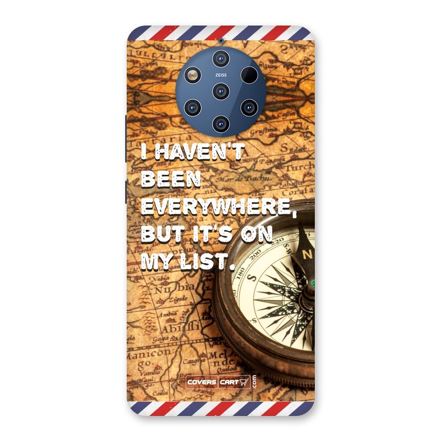 Travel Map Back Case for Nokia 9 PureView