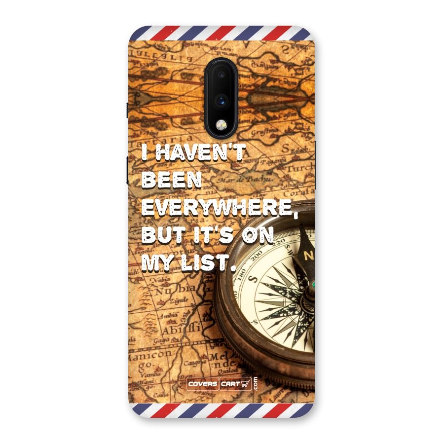 Travel Map Back Case for OnePlus 7