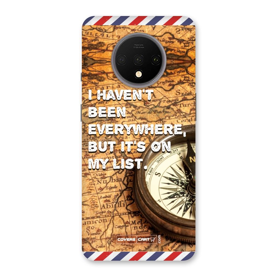 Travel Map Back Case for OnePlus 7T