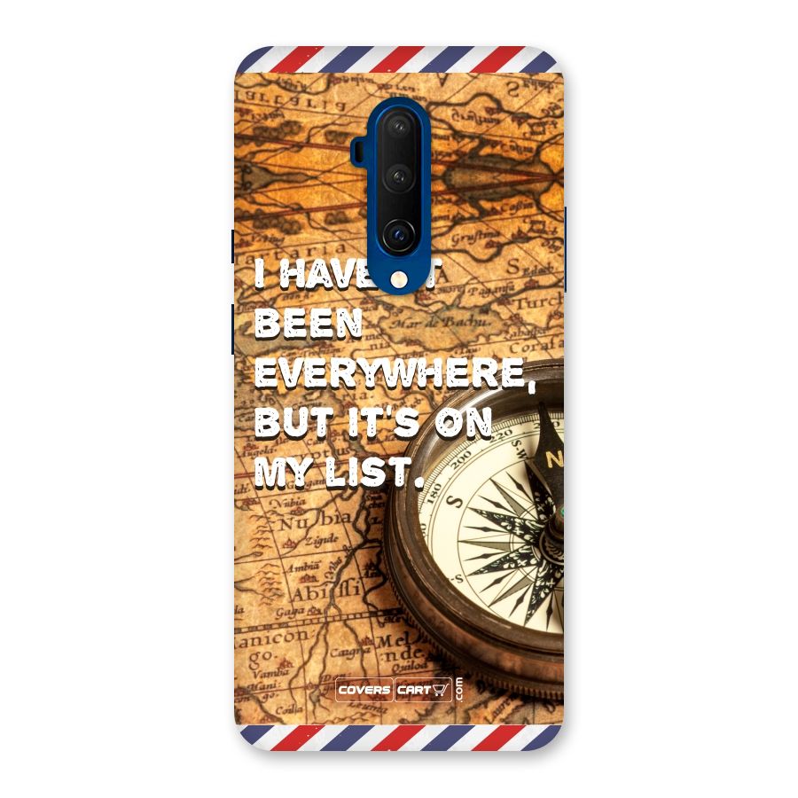 Travel Map Back Case for OnePlus 7T Pro