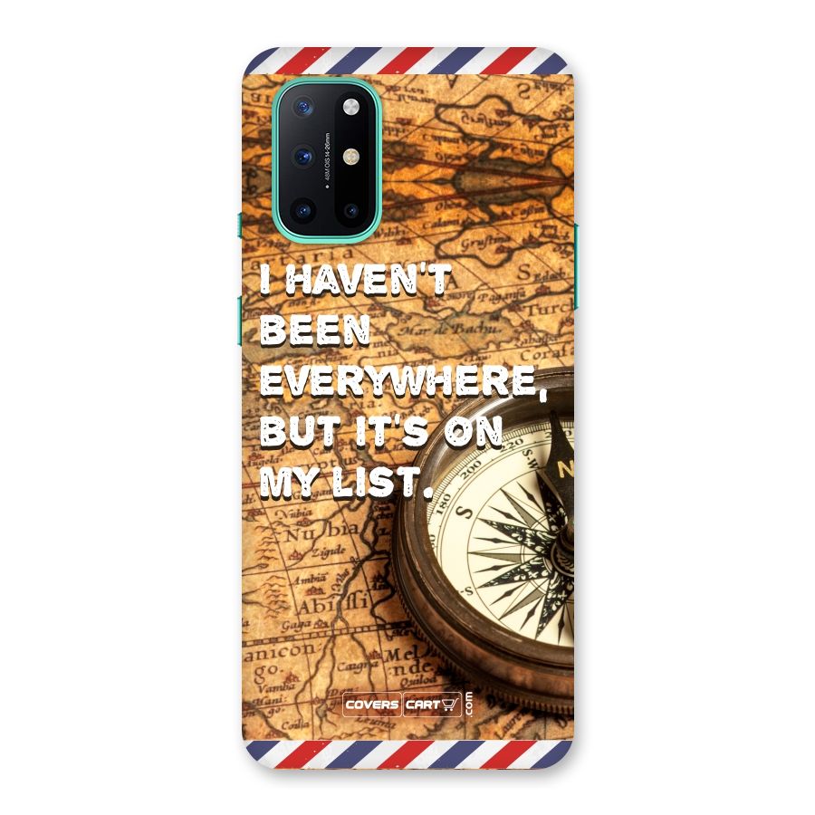 Travel Map Back Case for OnePlus 8T