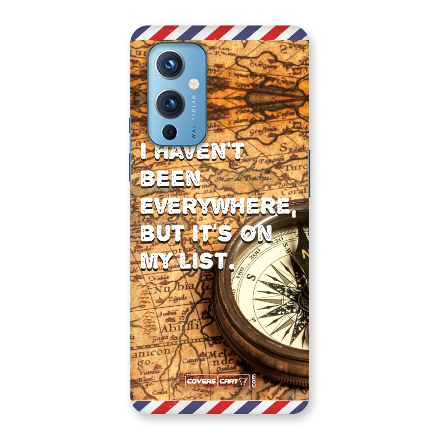 Travel Map Back Case for OnePlus 9