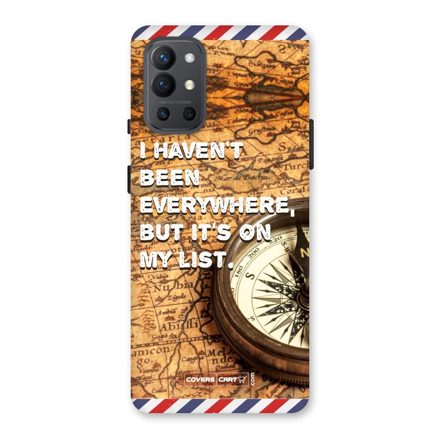 Travel Map Back Case for OnePlus 9R