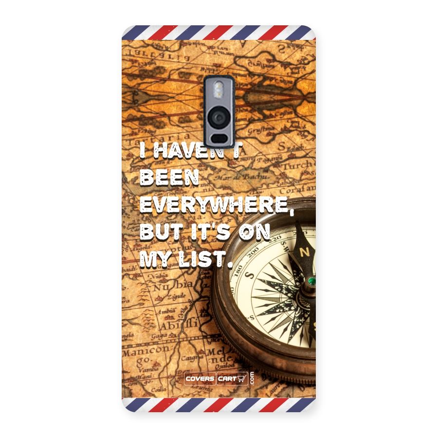 Travel Map Back Case for OnePlus Two