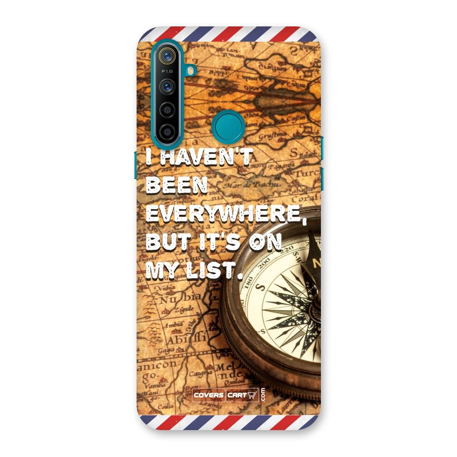 Travel Map Back Case for Realme 5i