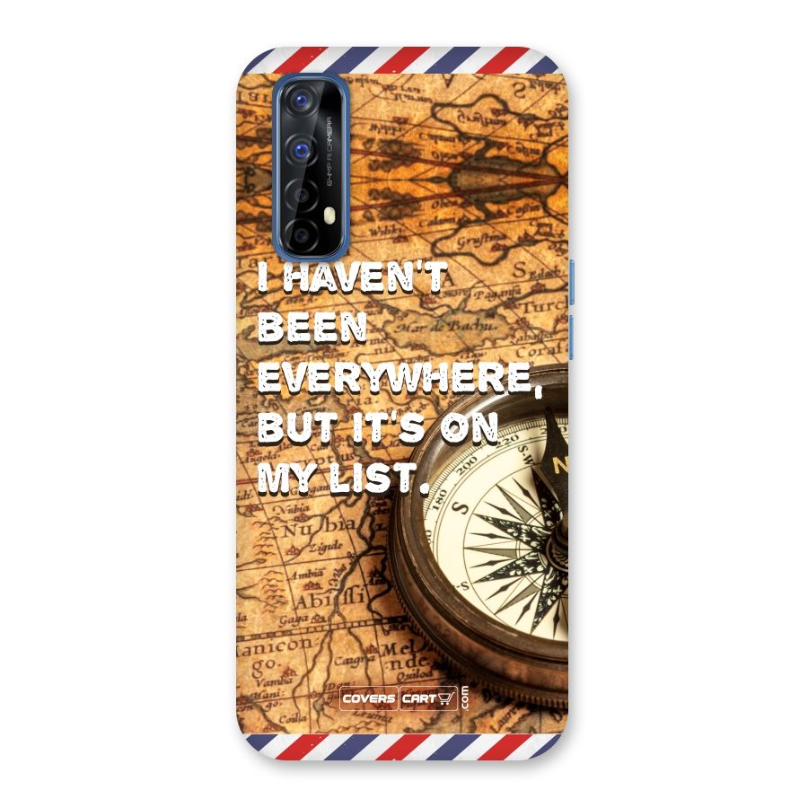 Travel Map Back Case for Realme 7