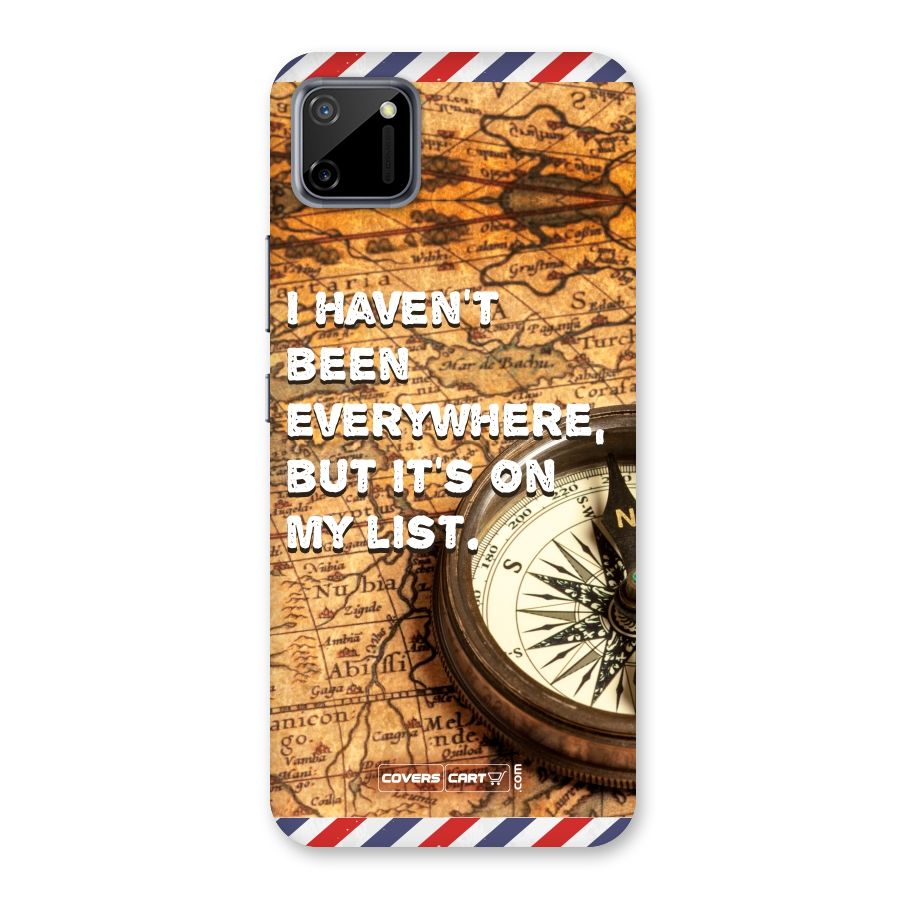 Travel Map Back Case for Realme C11