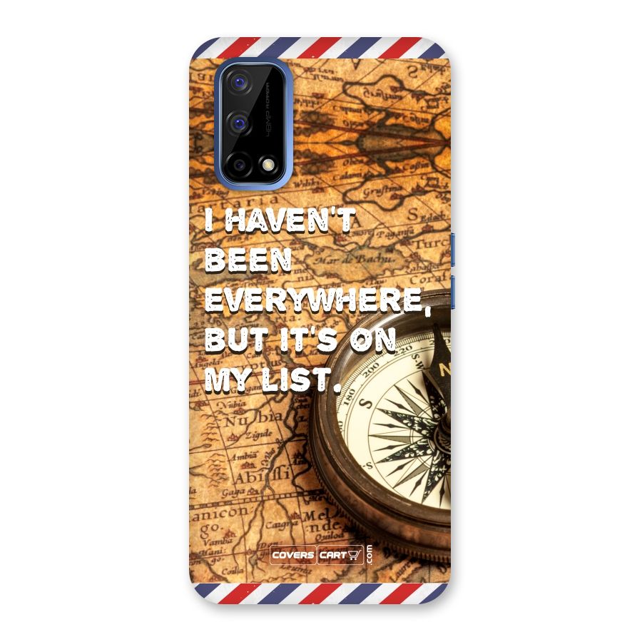 Travel Map Back Case for Realme Narzo 30 Pro