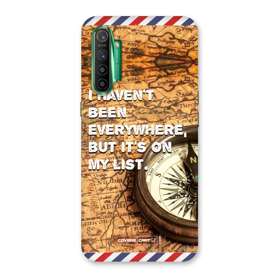 Travel Map Back Case for Realme X2