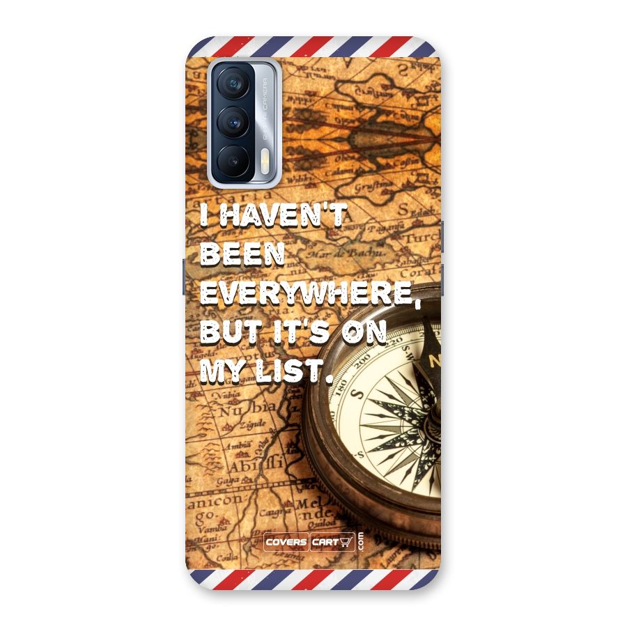 Travel Map Back Case for Realme X7