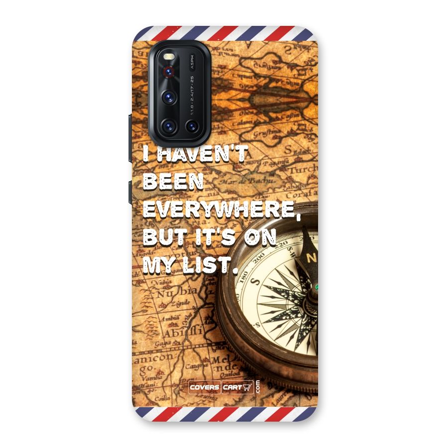 Travel Map Back Case for Vivo V19