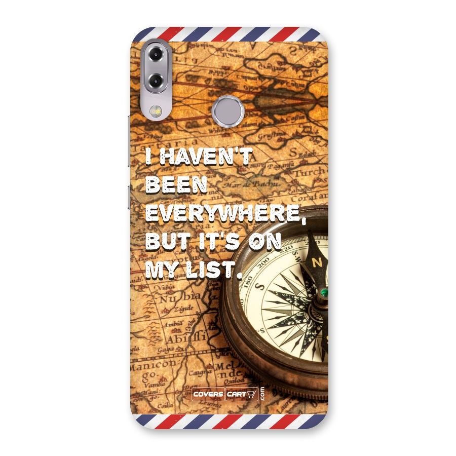 Travel Map Back Case for Zenfone 5Z