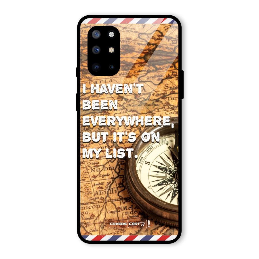Travel Map Glass Back Case for OnePlus 8T