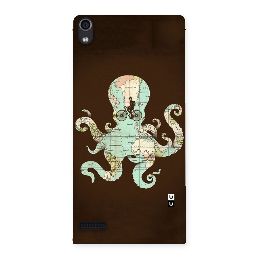 Travel Octopus Back Case for Ascend P6