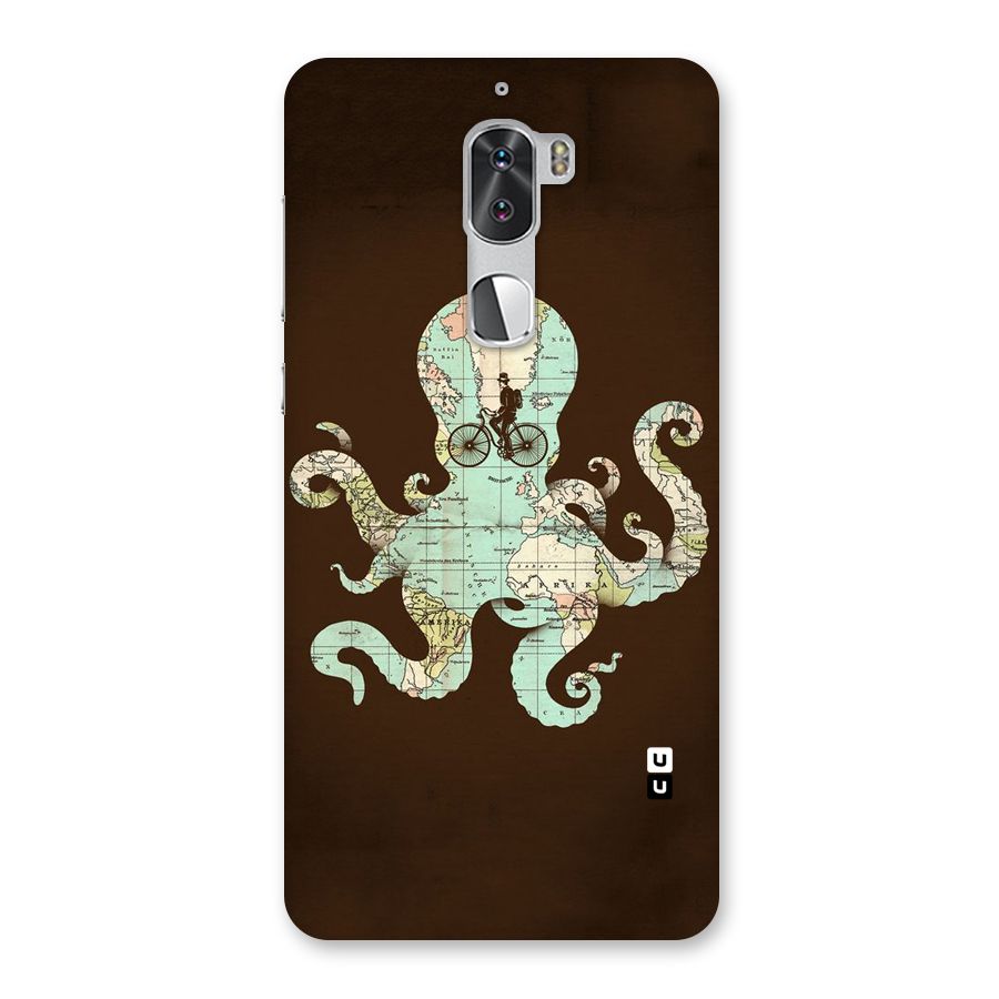 Travel Octopus Back Case for Coolpad Cool 1
