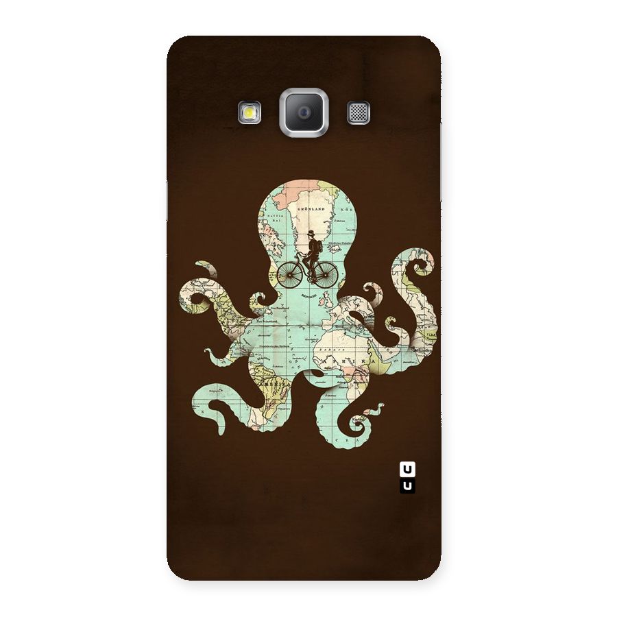 Travel Octopus Back Case for Galaxy A7