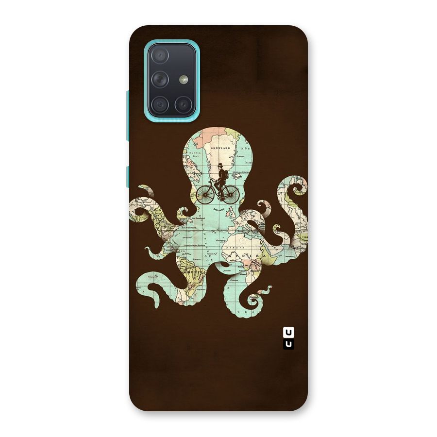 Travel Octopus Back Case for Galaxy A71