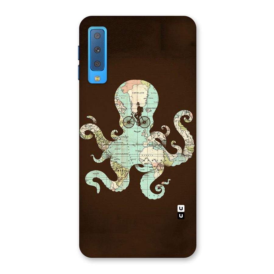 Travel Octopus Back Case for Galaxy A7 (2018)