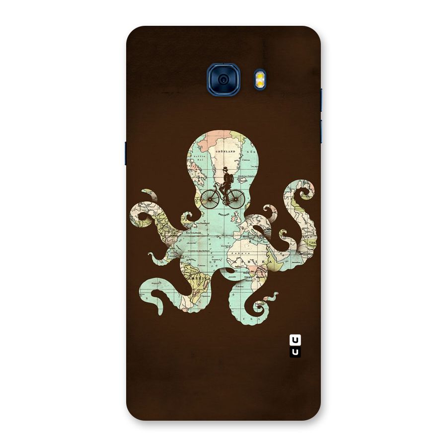 Travel Octopus Back Case for Galaxy C7 Pro