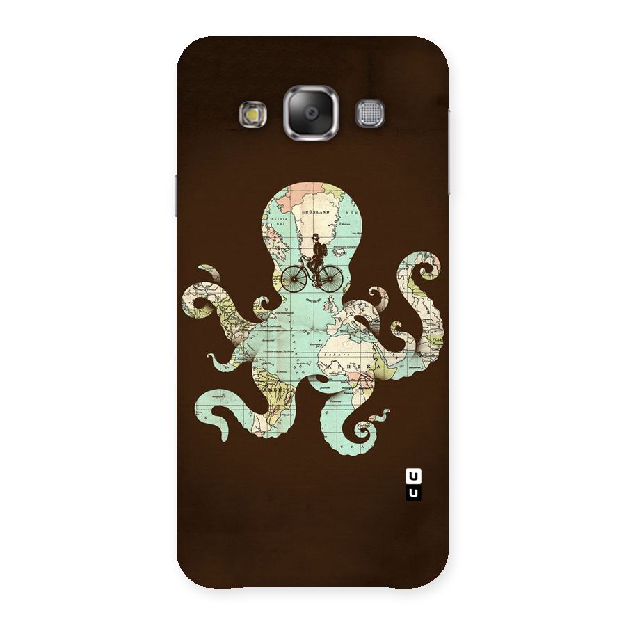 Travel Octopus Back Case for Galaxy E7