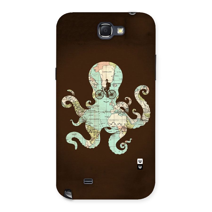 Travel Octopus Back Case for Galaxy Note 2