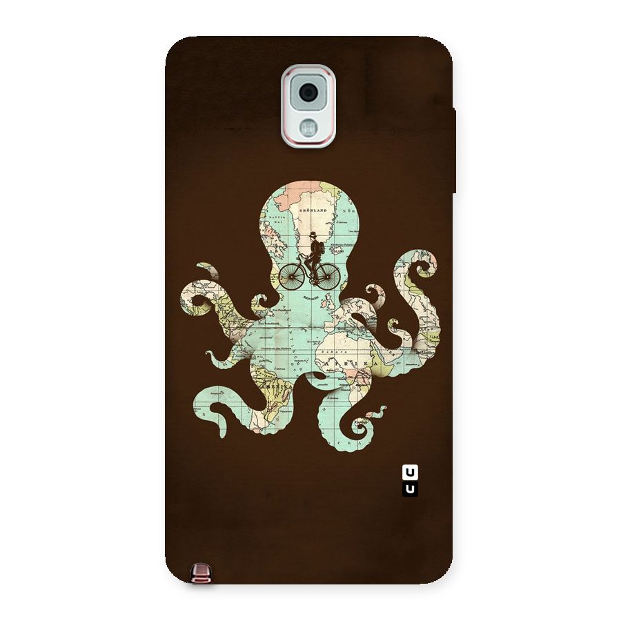 Travel Octopus Back Case for Galaxy Note 3