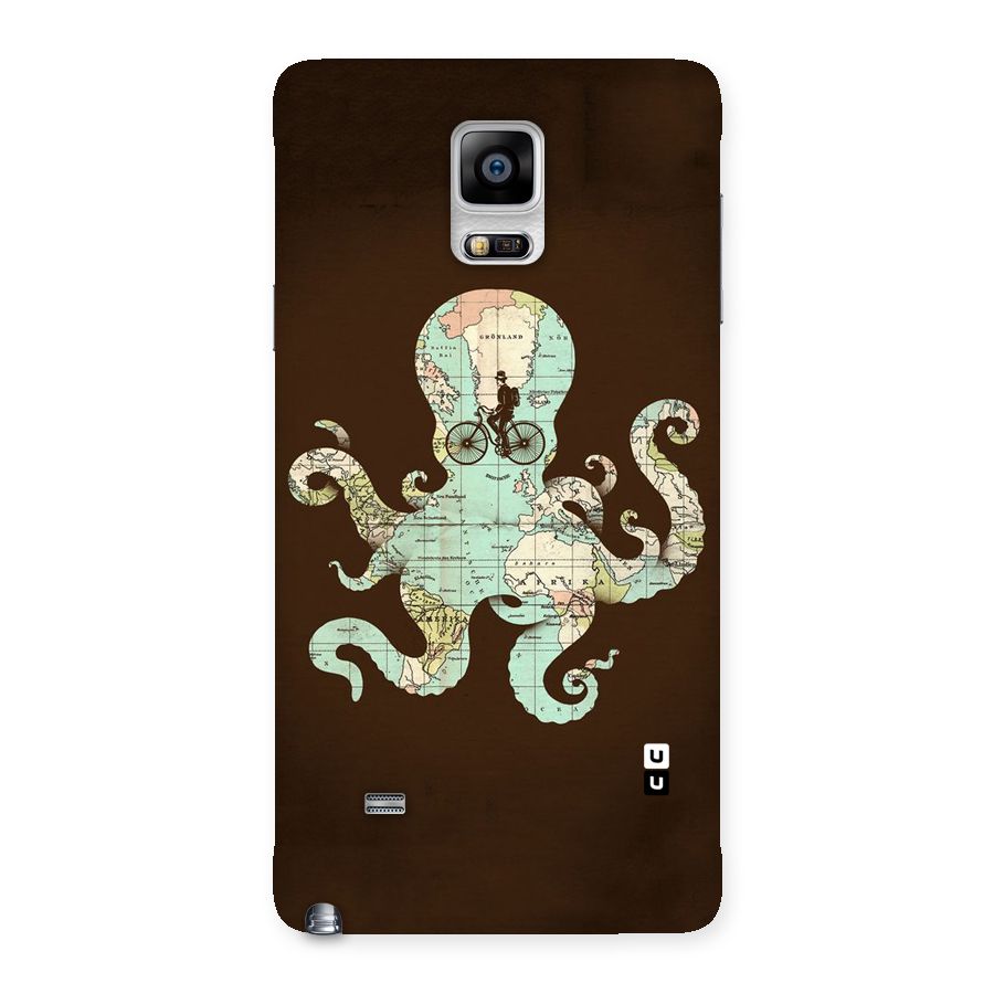 Travel Octopus Back Case for Galaxy Note 4
