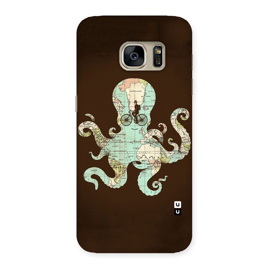 Travel Octopus Back Case for Galaxy S7