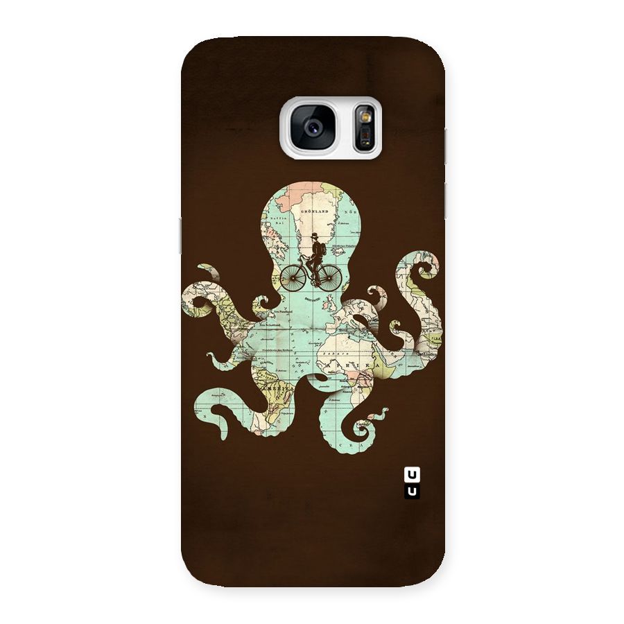 Travel Octopus Back Case for Galaxy S7 Edge