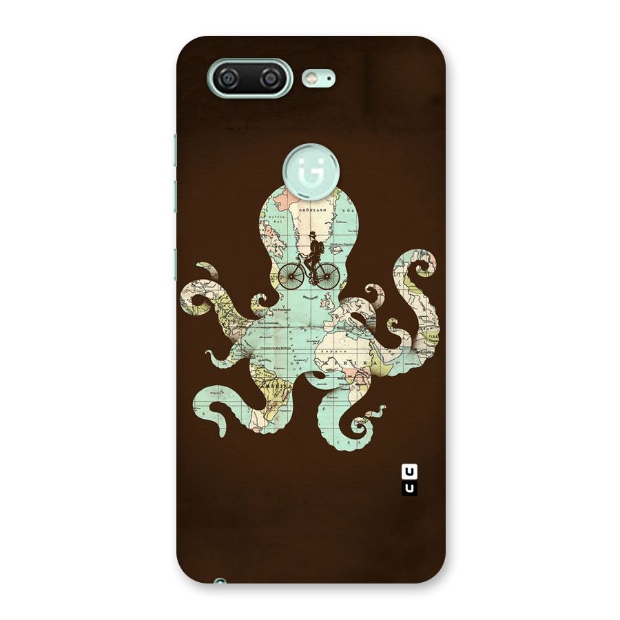 Travel Octopus Back Case for Gionee S10