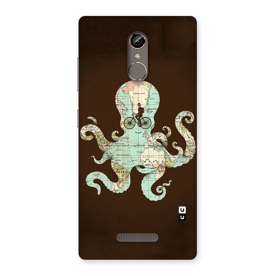 Travel Octopus Back Case for Gionee S6s
