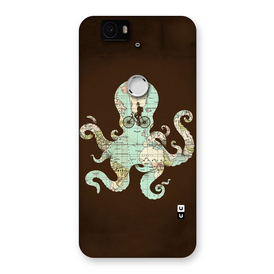 Travel Octopus Back Case for Google Nexus-6P