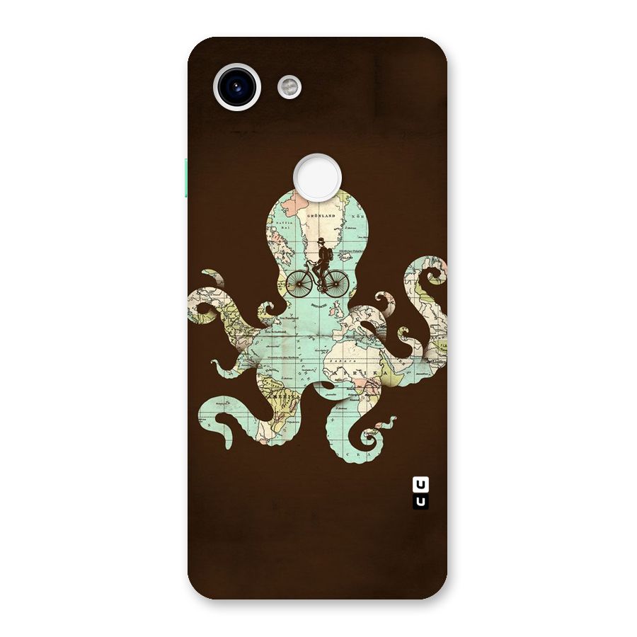 Travel Octopus Back Case for Google Pixel 3