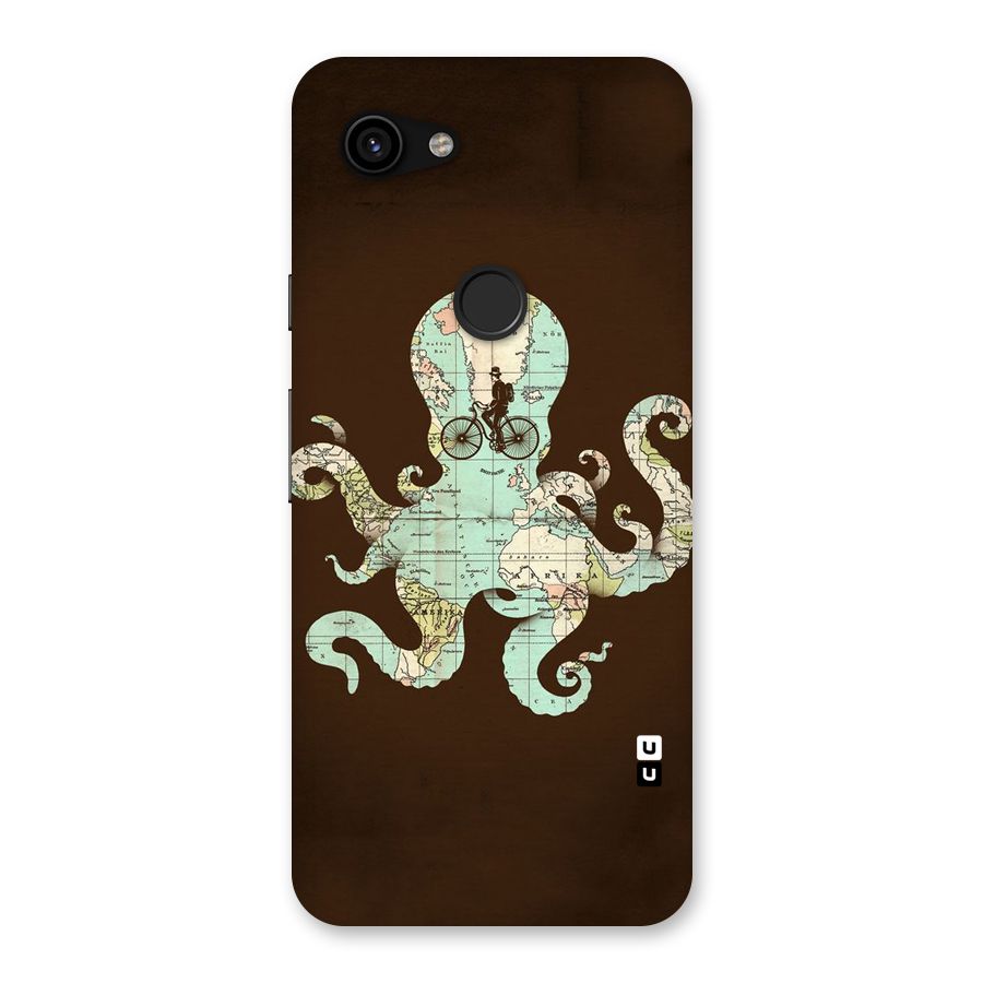 Travel Octopus Back Case for Google Pixel 3a