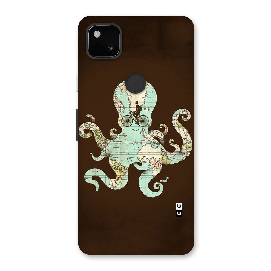 Travel Octopus Back Case for Google Pixel 4a