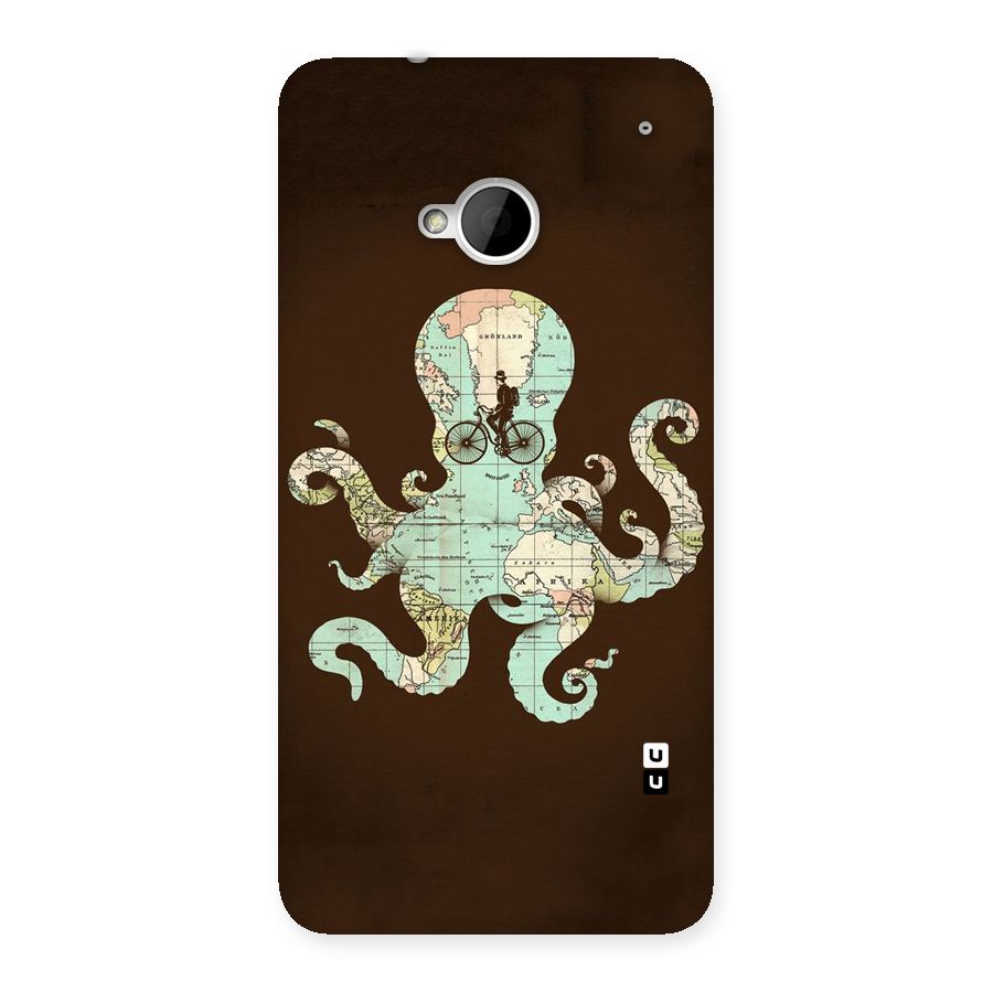 Travel Octopus Back Case for HTC One M7