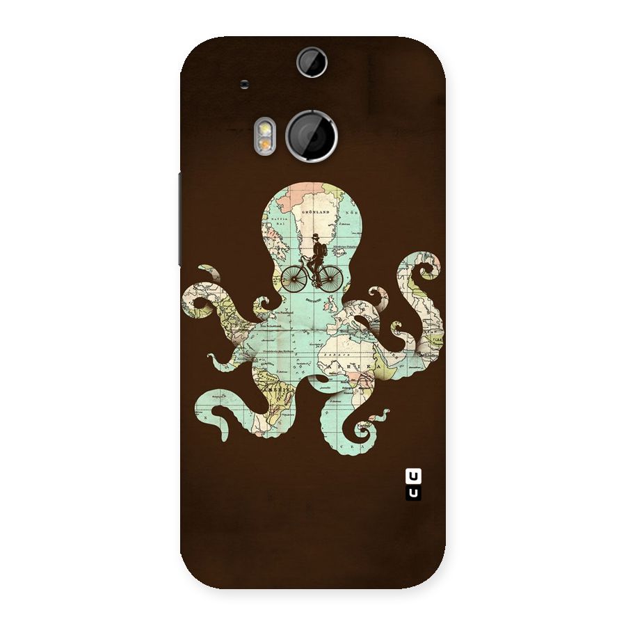 Travel Octopus Back Case for HTC One M8