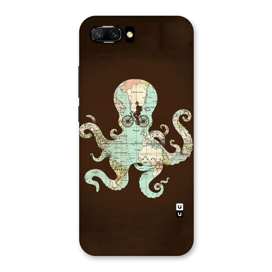 Travel Octopus Back Case for Honor 10