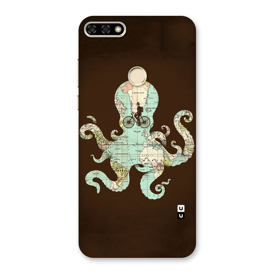 Travel Octopus Back Case for Honor 7A