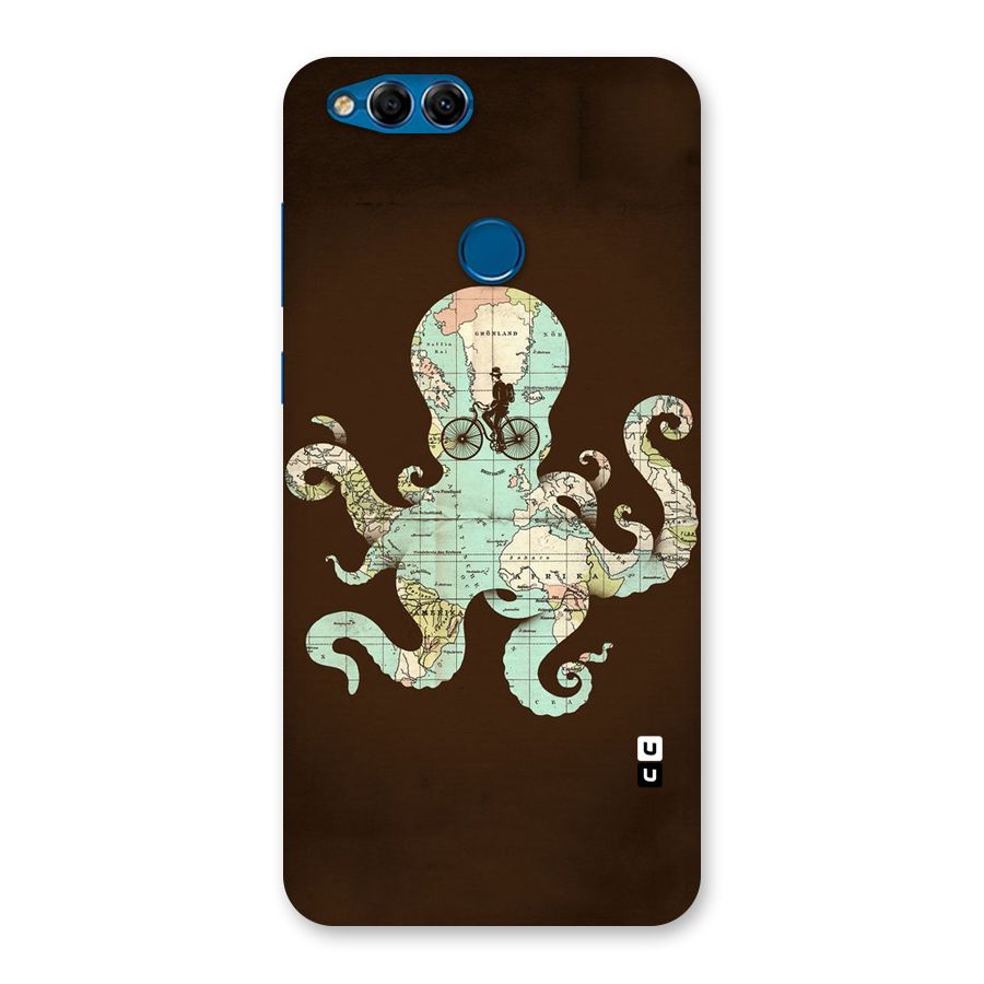 Travel Octopus Back Case for Honor 7X