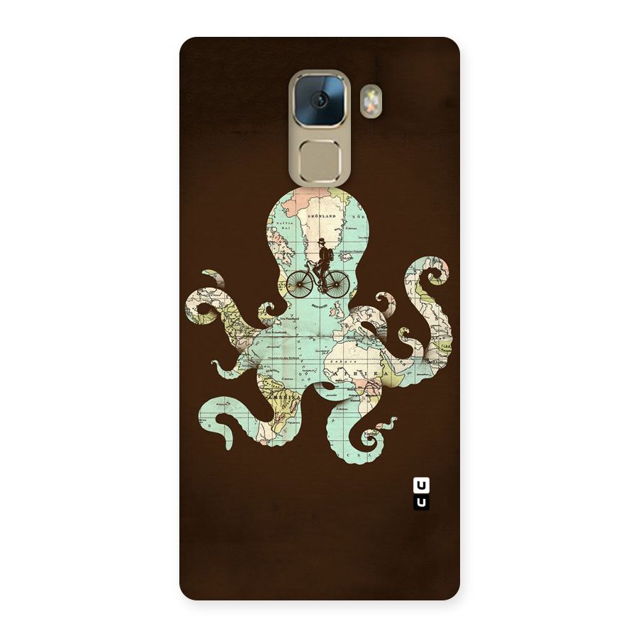 Travel Octopus Back Case for Huawei Honor 7