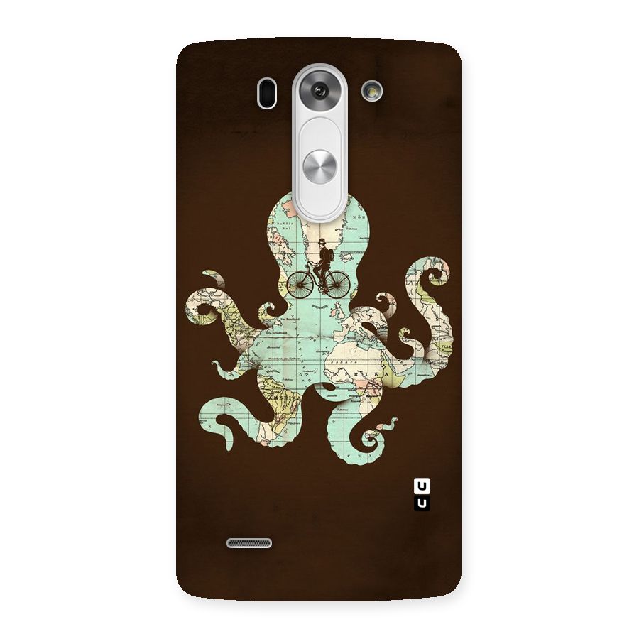 Travel Octopus Back Case for LG G3 Mini