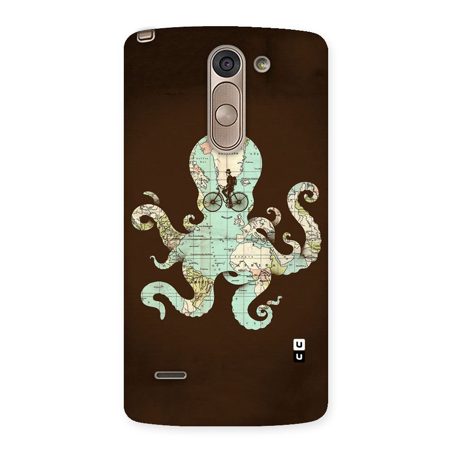 Travel Octopus Back Case for LG G3 Stylus