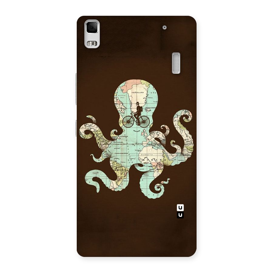 Travel Octopus Back Case for Lenovo K3 Note
