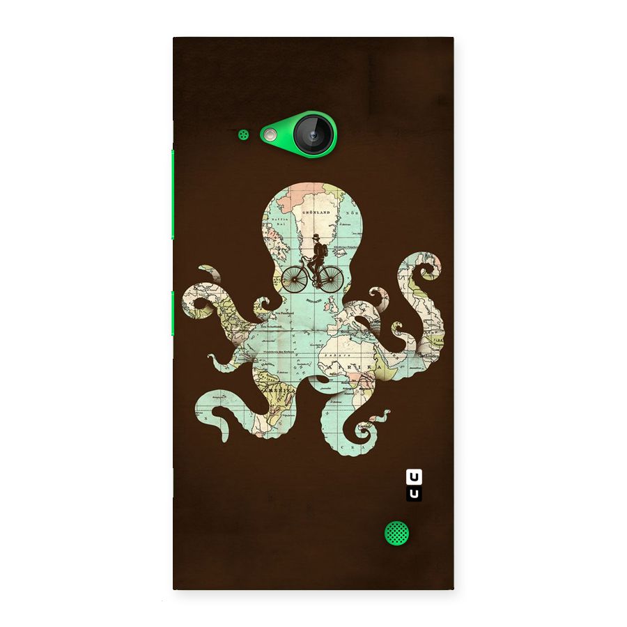 Travel Octopus Back Case for Lumia 730