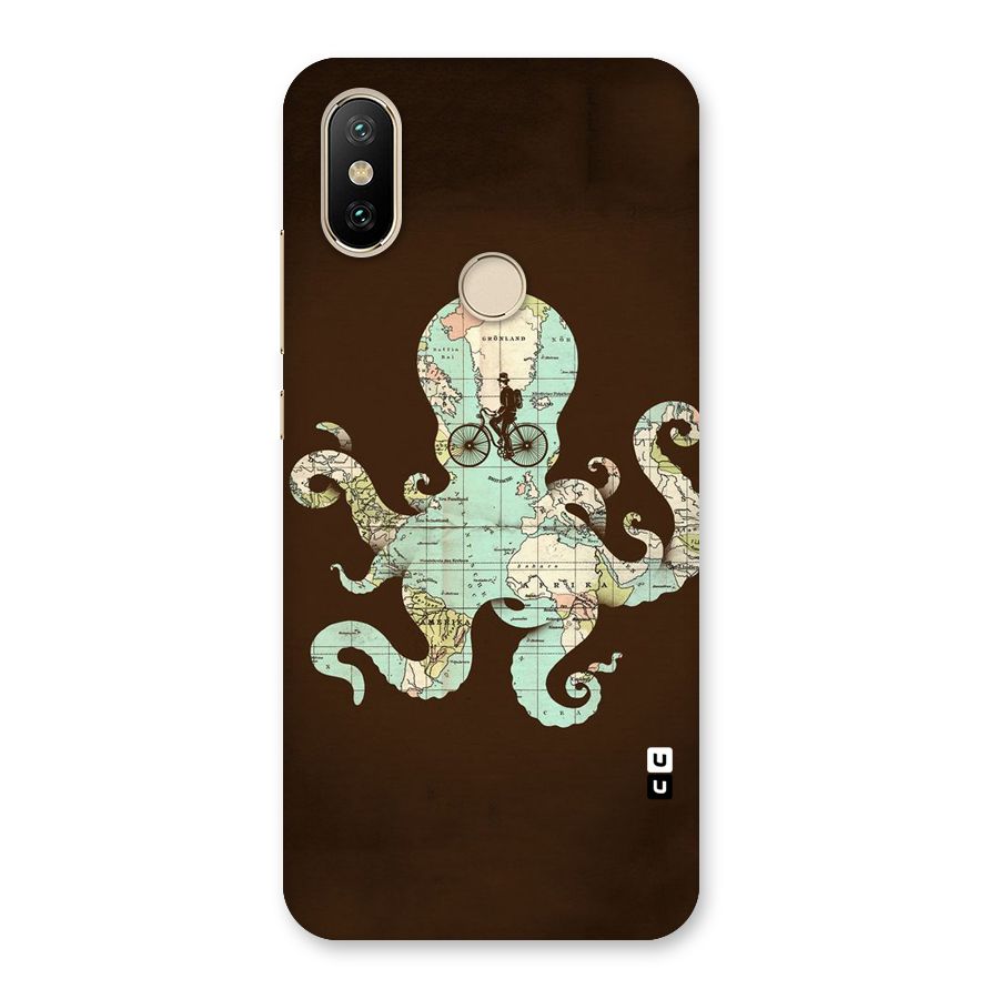 Travel Octopus Back Case for Mi A2